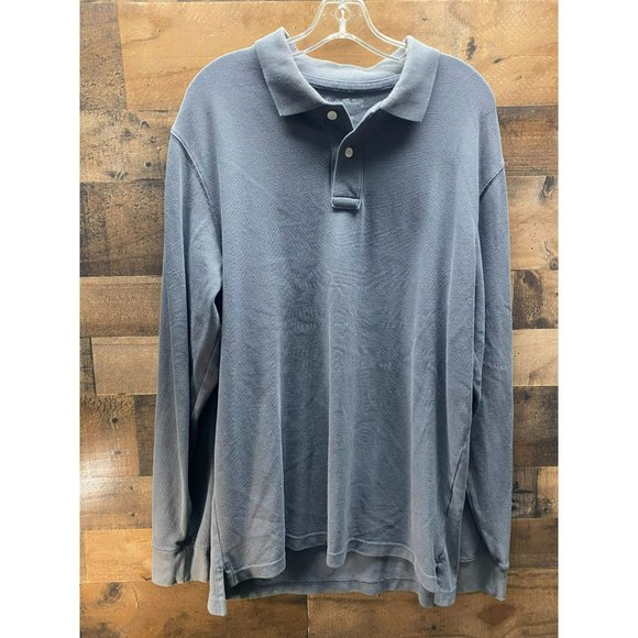 Eddie Bauer Men's Grey Henley Size Large‎ Tall - Picture 1 of 3